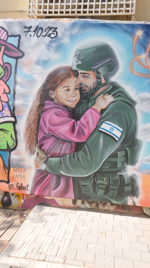 גרפיטי בתל אביב-השראה בצל המלחמה